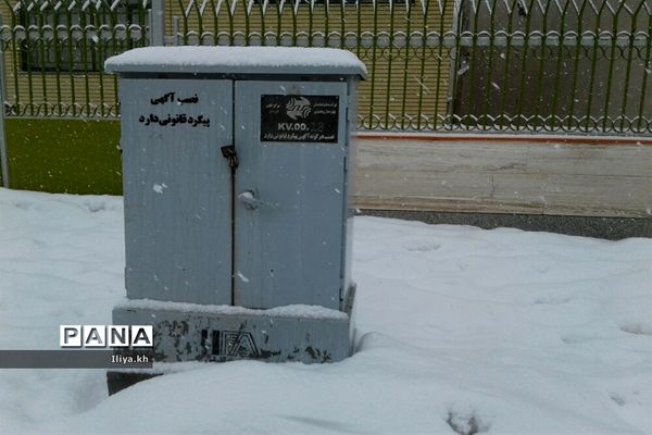 بارش سنگین برف در فارسان