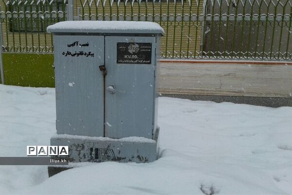 بارش سنگین برف در فارسان