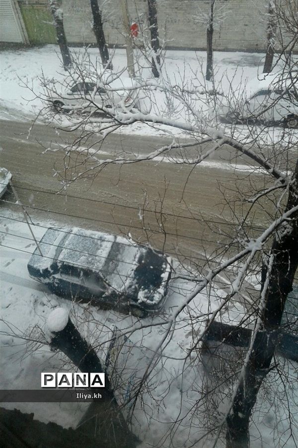 بارش سنگین برف در فارسان