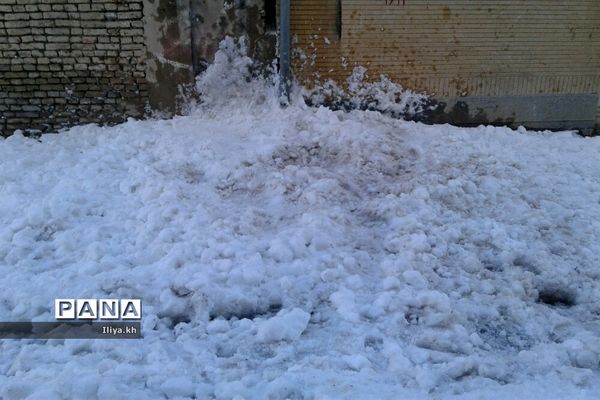 بارش سنگین برف در فارسان
