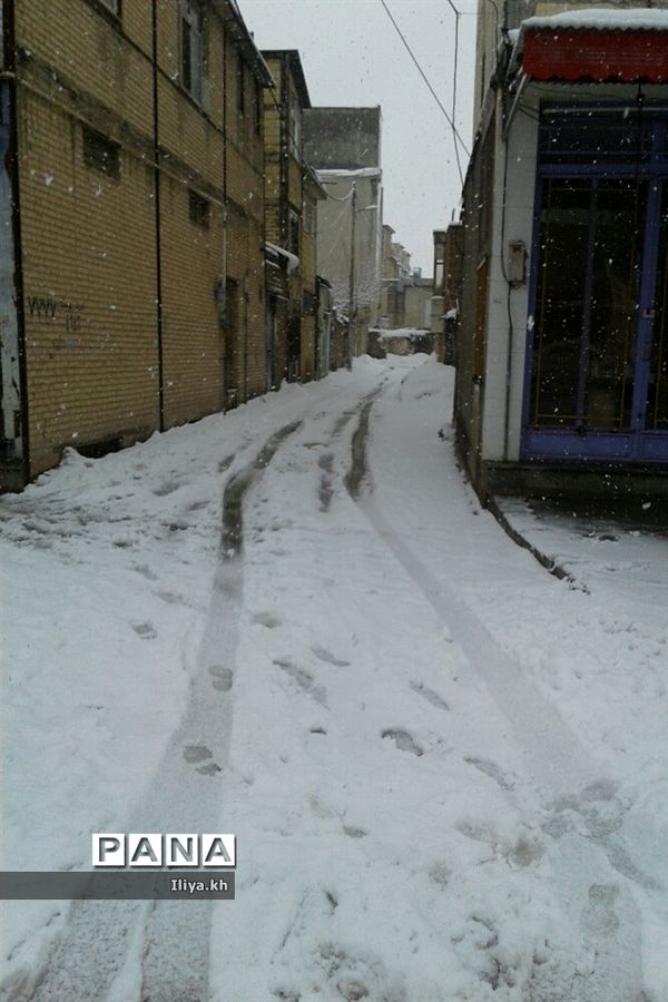 بارش سنگین برف در فارسان