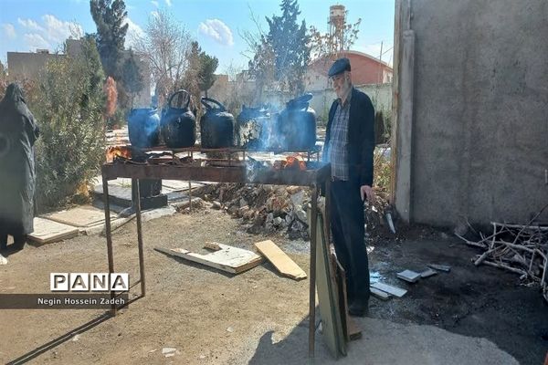 آیین گلباران و عطرافشانی مزار شهدای آستان امامزاده عقیل(ع) اسلامشهر