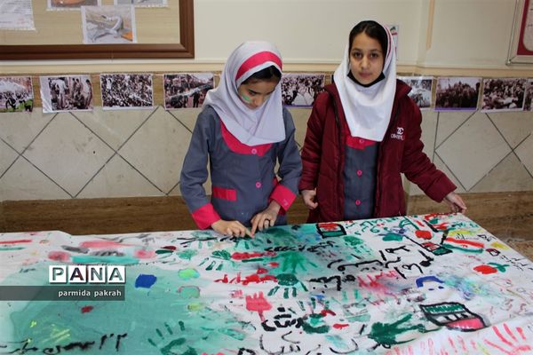 آمادگی دانش‌آموزان برای استقبال از دهه فجر