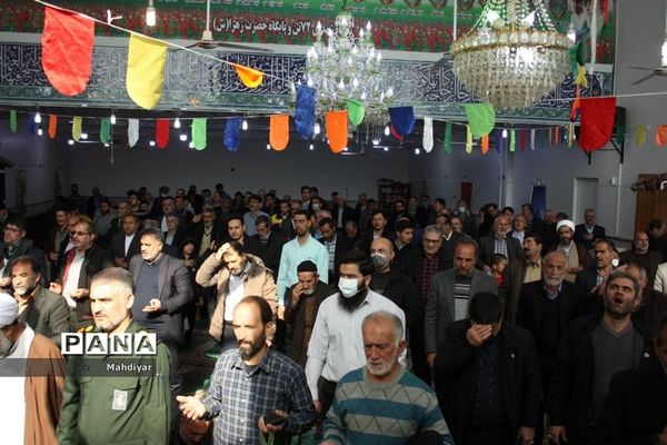 برگزاری نماز جمعه در روستای محمد آباد عرب‌ها بخش جوادآباد