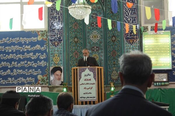 برگزاری نماز جمعه در روستای محمد آباد عرب‌ها بخش جوادآباد
