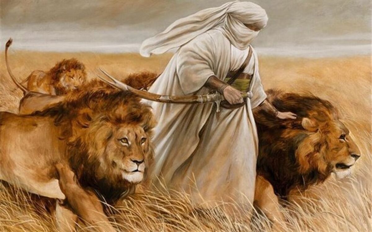 نقاشی جدید حسن روح‌الامین برای حضرت علی(ع)