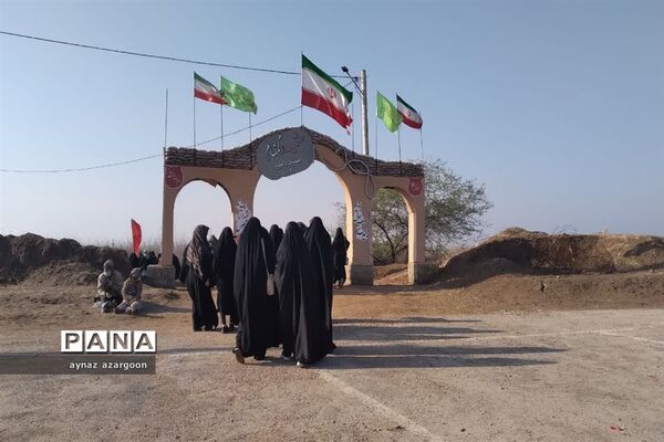 حضور دانش‌آموزان قائمشهری در اروندکنار