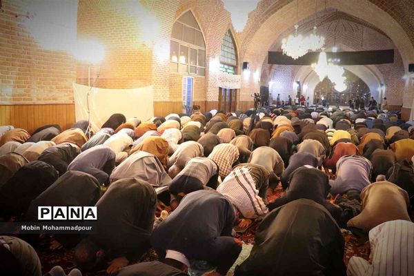 آئین معنوی اعتکاف در مسجد جامع تبریز
