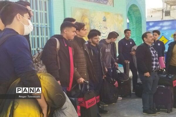 مراسم استقبال از ورزشکاران مسابقات کشوری والیبال و بسکتبال در شیراز