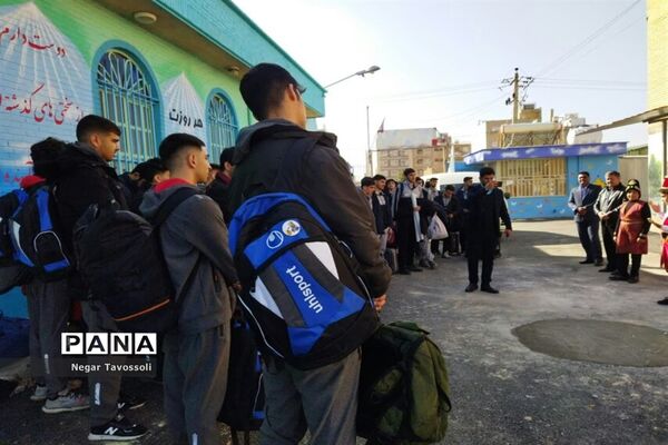 مراسم استقبال از ورزشکاران مسابقات کشوری والیبال و بسکتبال در شیراز