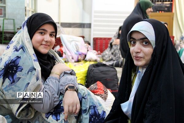 اعتکاف دختران در مسجد امام حسن عسگری(ع) ناحیه یک شهرری