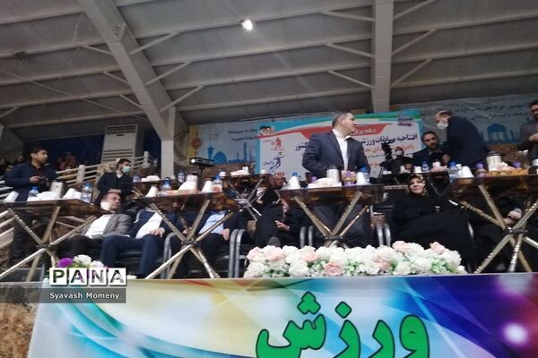 مراسم افتتاحیه مسابقات کشوری والیبال و بسکتبال در شیراز