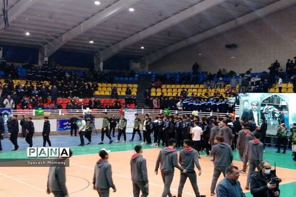 مراسم افتتاحیه مسابقات کشوری والیبال و بسکتبال در شیراز