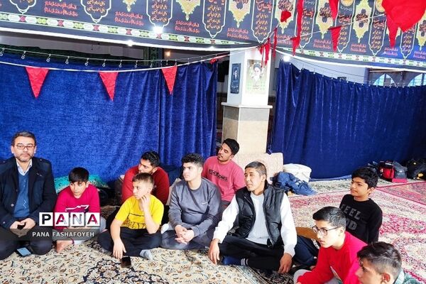 برگزاری اعتکاف ویژه دانش‌آموزان پسر فشافویه