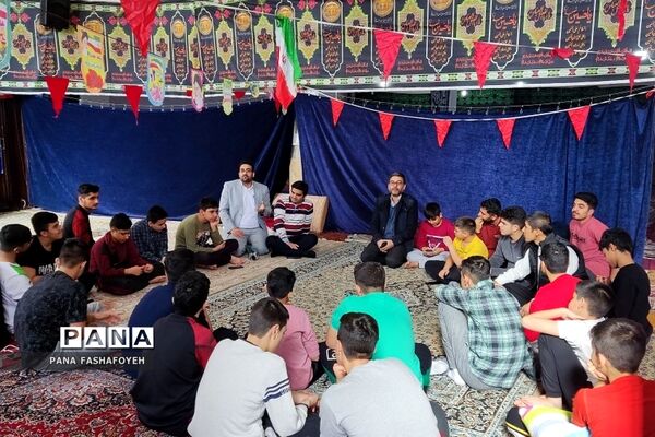 برگزاری اعتکاف ویژه دانش‌آموزان پسر فشافویه