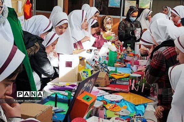 نمایشگاه دست‌سازه‌ها و جابربن‌حیان در مدارس رودهن