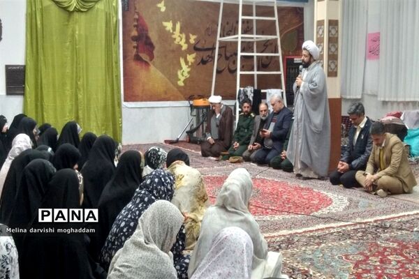 آیین اعتکاف دانش‌آموزی در تربت جام