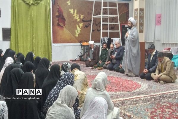 آیین اعتکاف دانش‌آموزی در تربت جام