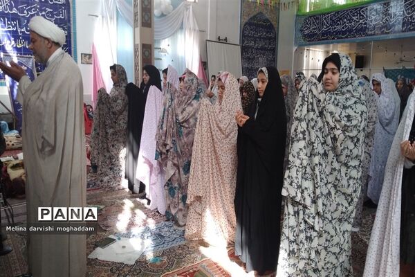 آیین اعتکاف دانش‌آموزی در تربت جام