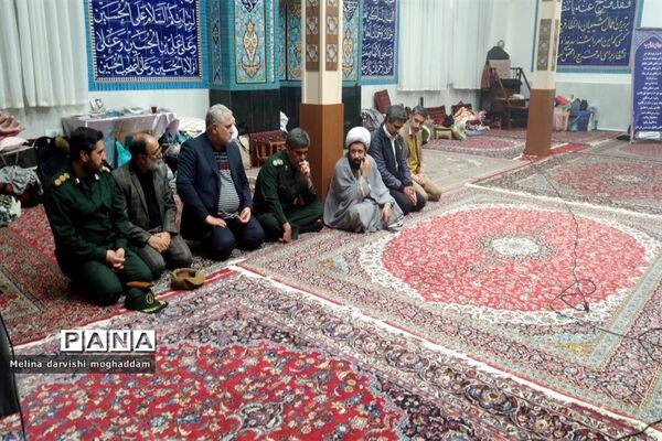 آیین اعتکاف دانش‌آموزی در تربت جام