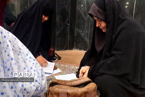 آیین اعتکاف دانش‌آموزی در تربت جام