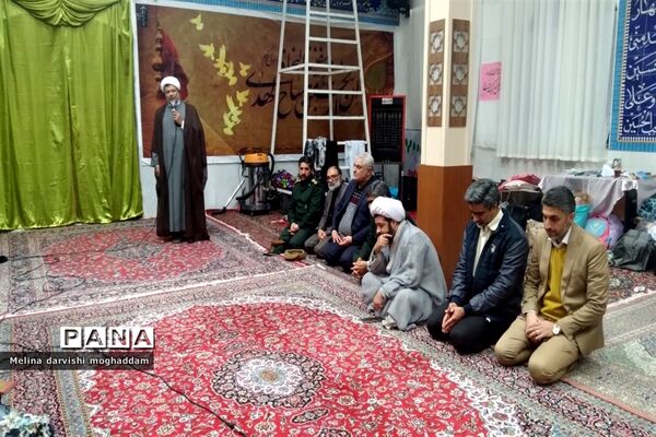 آیین اعتکاف دانش‌آموزی در تربت جام