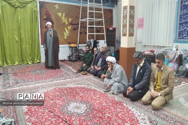 آیین اعتکاف دانش‌آموزی در تربت جام