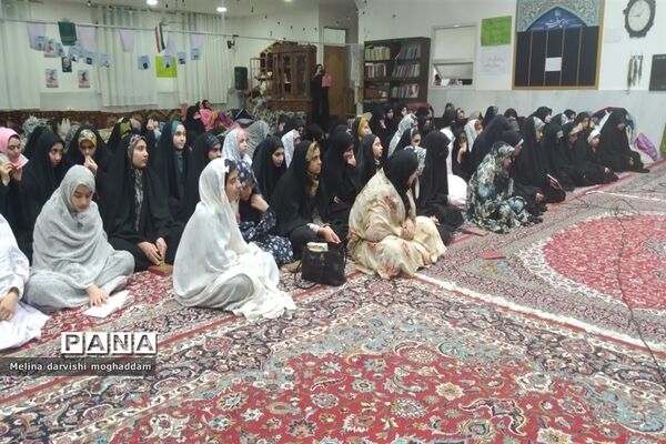آیین اعتکاف دانش‌آموزی در تربت جام