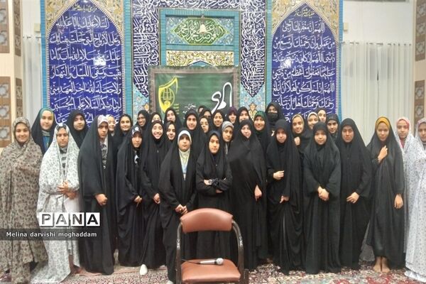 آیین اعتکاف دانش‌آموزی در تربت جام