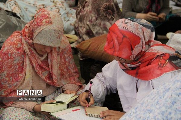 آخرین روز اعتکاف دانش‌آموزی دختران در ناحیه یک شهرری