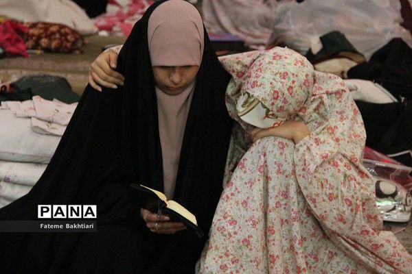 آخرین روز اعتکاف دانش‌آموزی دختران در ناحیه یک شهرری