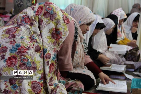 آخرین روز اعتکاف دانش‌آموزی دختران در ناحیه یک شهرری