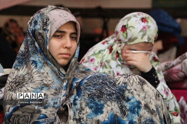 آخرین روز اعتکاف دانش‌آموزی دختران در ناحیه یک شهرری