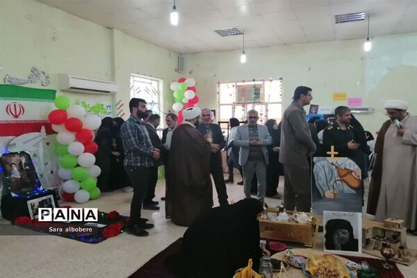 افتتاح نمایشگاه مدرسه انقلاب در شادگان