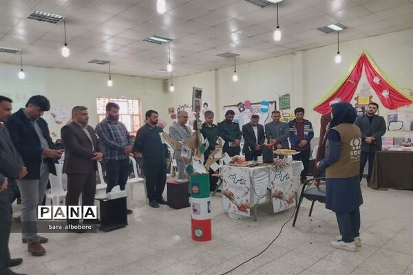 افتتاح نمایشگاه مدرسه انقلاب در شادگان