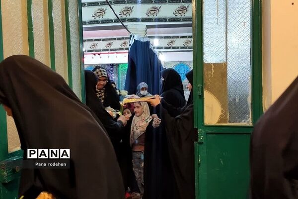 اختتامیه مراسم معنوی  اعتکاف دختران در مسجد انصارالحسین رودهن