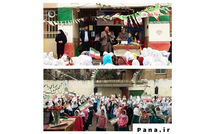 مدیر آموزش و پرورش ناحیه ۲ ساری مهمان دبستان فاطمه زهرا ساری