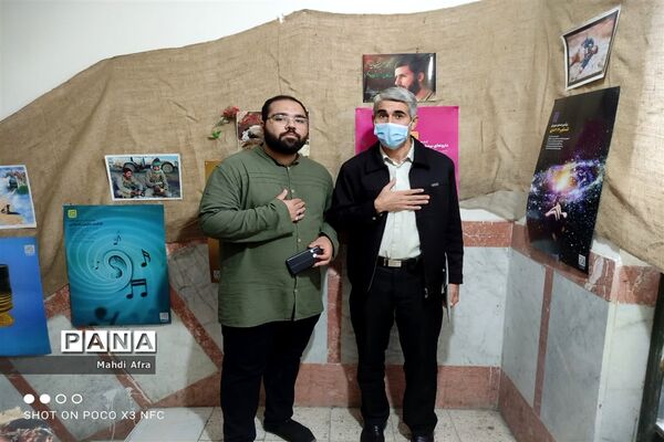 مراسم معنوی لاله‌های روشن در دبیرستان شهیدان نحوی شهرستان بهبهان