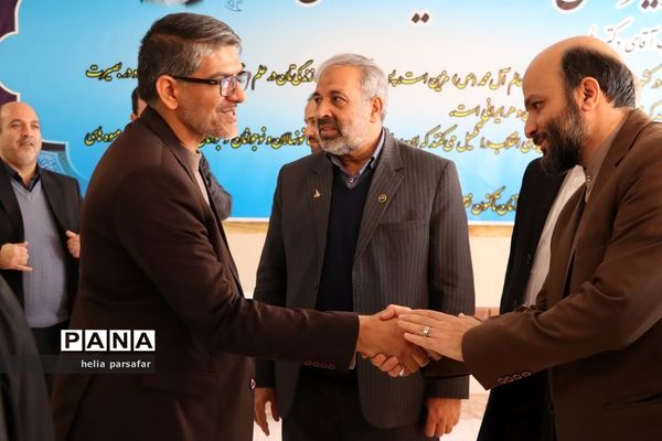 برگزاری آیین بهره‌برداری دبیرستان ماندگار شهید مدرس آموزش و پرورش ناحیه 2 شهرری