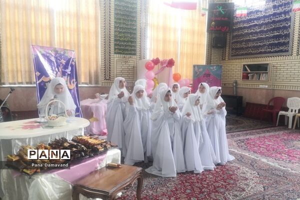 جشن عبادت دانش‌آموزان دختر روستای کالدشت دماوند