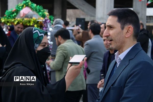 دانش‌آموزان بهارستانی راهی کربلای ایران شدند