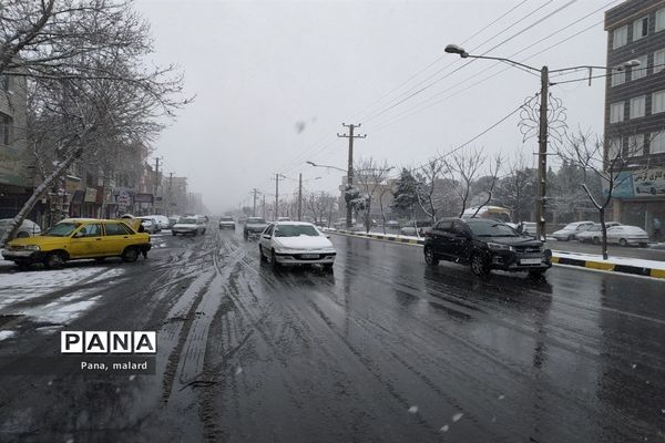 رنگ  سفید برف بر چهره ملارد و صفادشت
