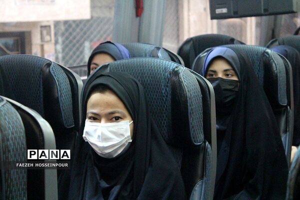 برگزاری مراسم اعزام و بدرقه دانش‌آموزان بهارستانی به اردوی راهیان نور