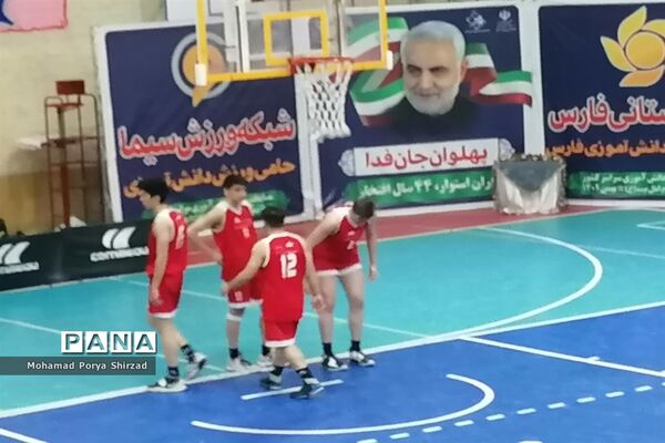فینال مسابقات بسکتبال دانش‌آموزی در شیراز