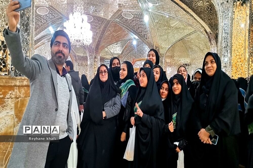 روز دوم اردوی زیارت اولی ها در حرم امام رضا(ع)