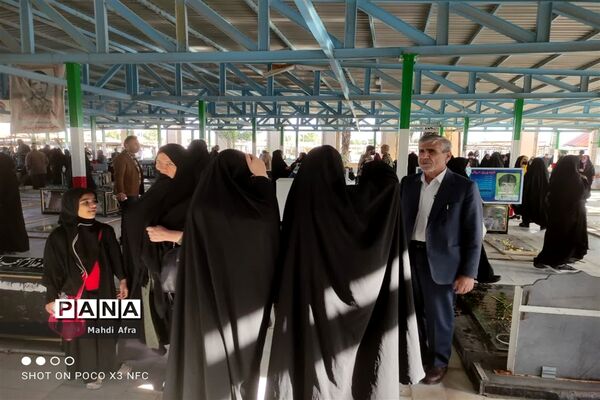 برگزاری مراسم غباروبی و عطر افشانی مزار شهدای شهرستان بهبهان