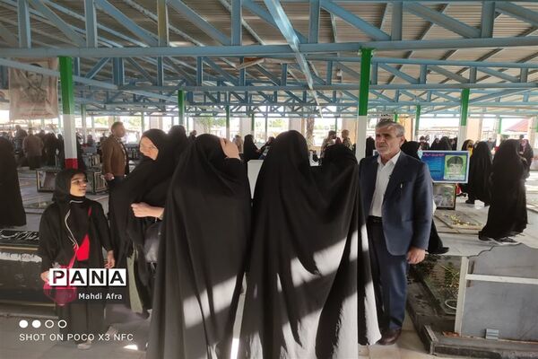 برگزاری مراسم غباروبی و عطر افشانی مزار شهدای شهرستان بهبهان