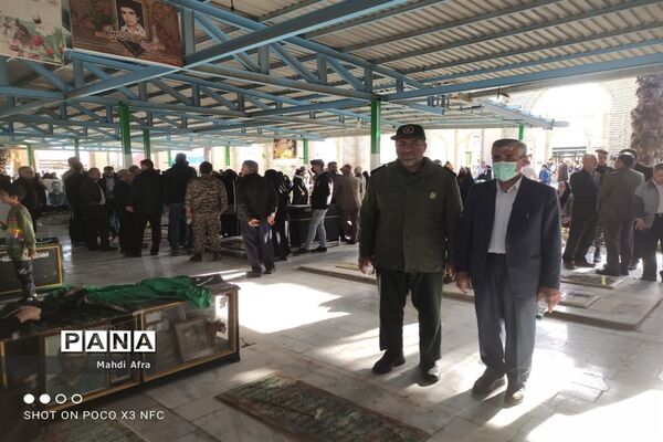 برگزاری مراسم غباروبی و عطر افشانی مزار شهدای شهرستان بهبهان