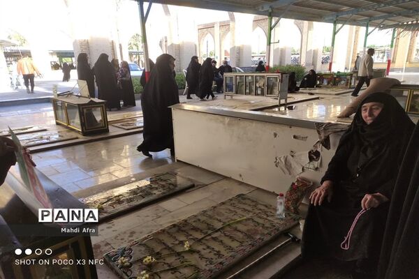برگزاری مراسم غباروبی و عطر افشانی مزار شهدای شهرستان بهبهان