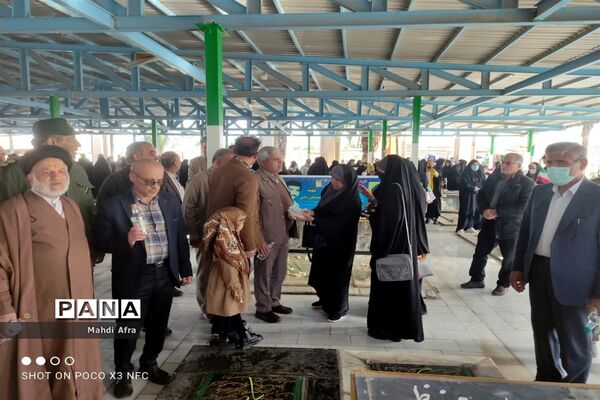 برگزاری مراسم غباروبی و عطر افشانی مزار شهدای شهرستان بهبهان